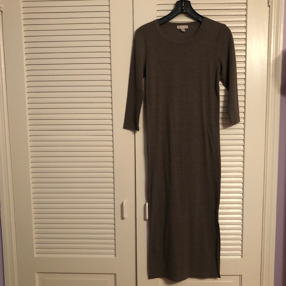 Bodycon slit dress